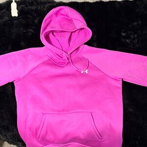 Under Armour Bright Pink Hoodie Pullover
